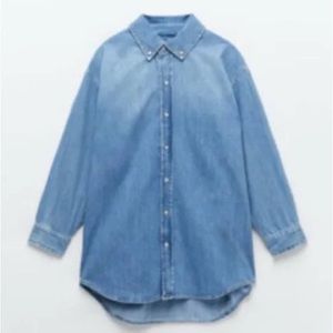 Oversized Denim Shirt